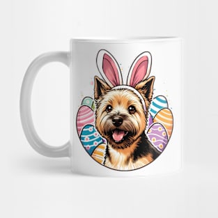 Norwich Terrier Enjoys Easter with Bunny Ears Fun Mug